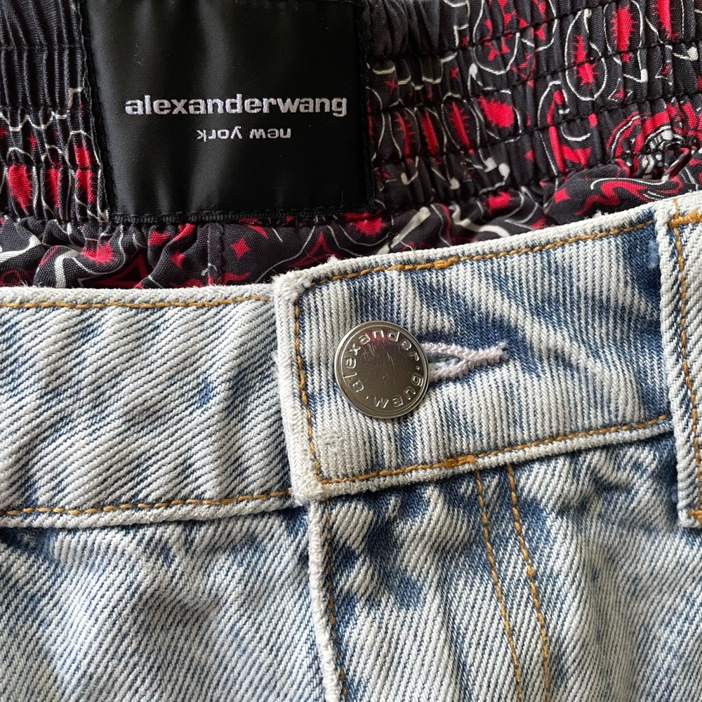 Alexander Wang Distressed Denim With Built In Box… - image 5